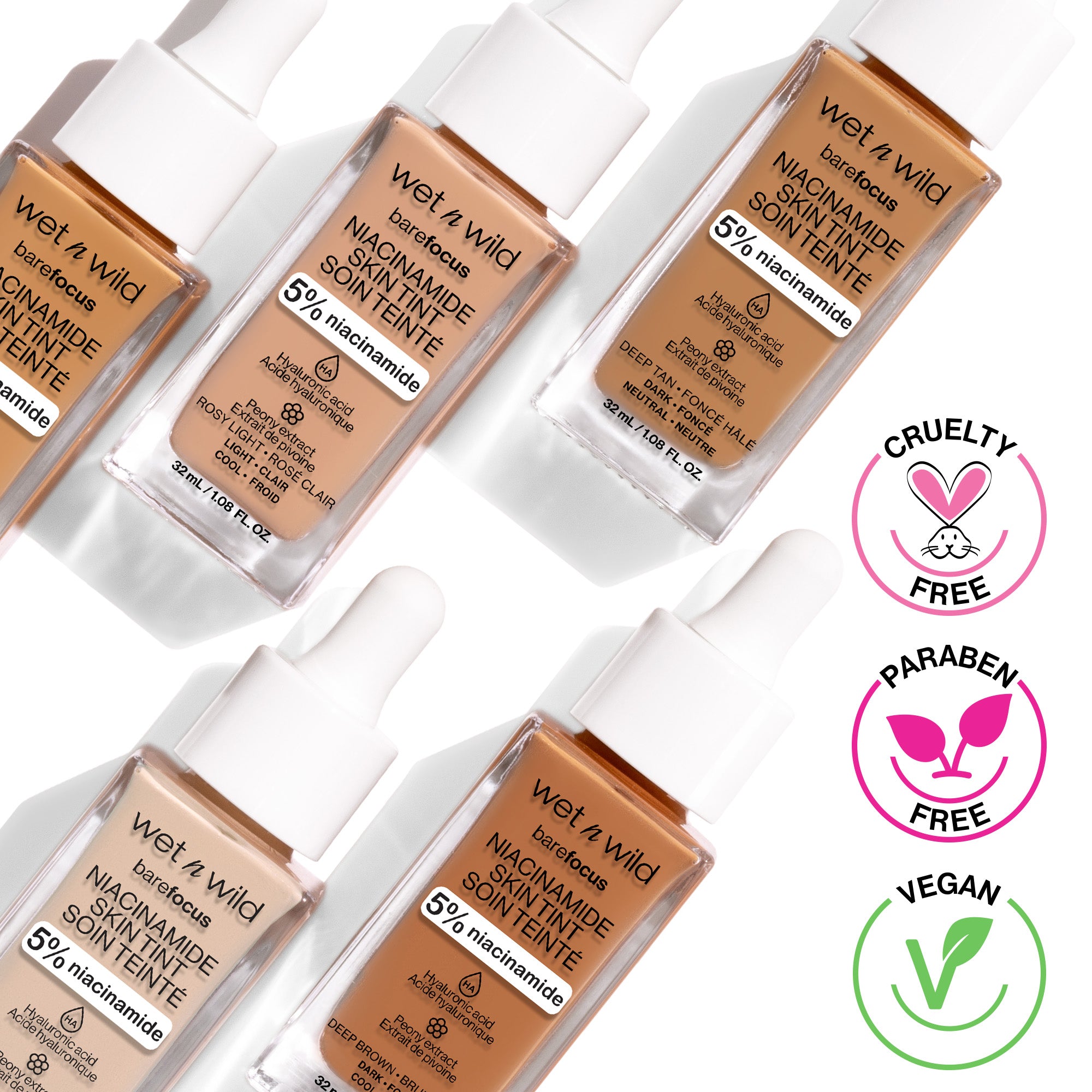 Bare Focus Niacinamide Skin Tint | Deep Tan - Image 7